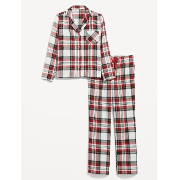 Women's size XXL Matching Flannel Pajama Set Old Navy long sleeve top and pants - Picture 1 of 1